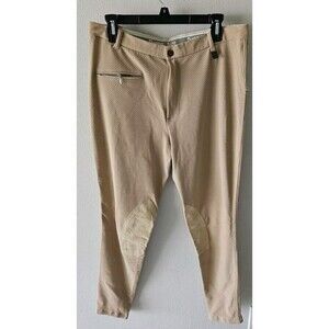 Devon Aire Beige Riding Pants Women's Breeches  Size 32L Tan